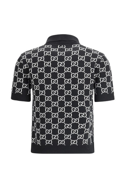 Gucci GG wool jacquard Polo Top