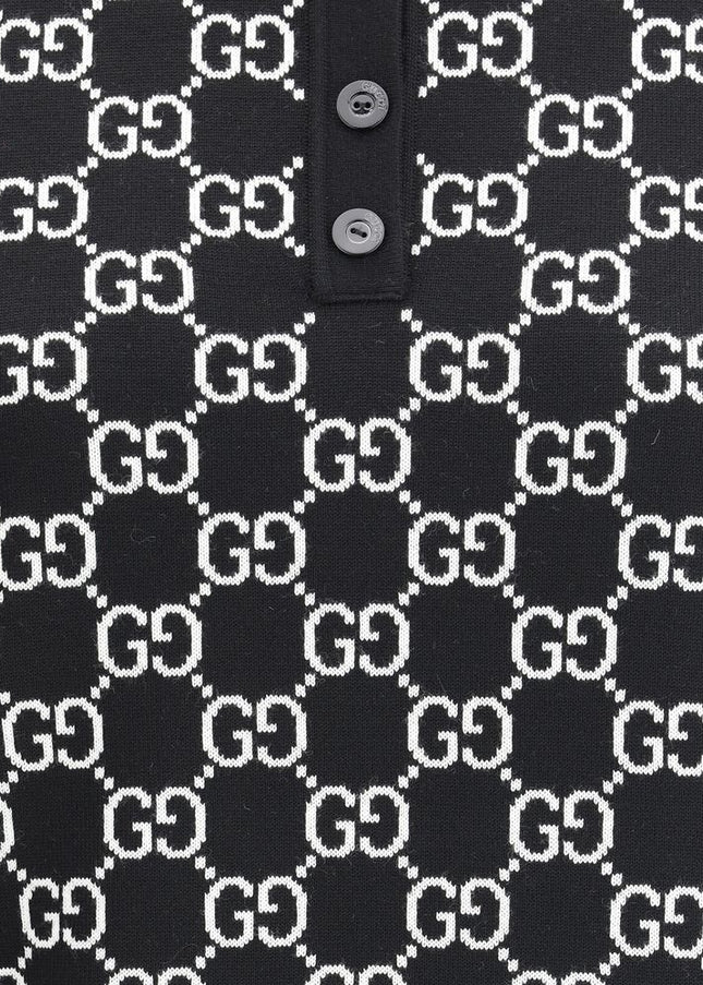 Gucci GG wool jacquard Polo Top