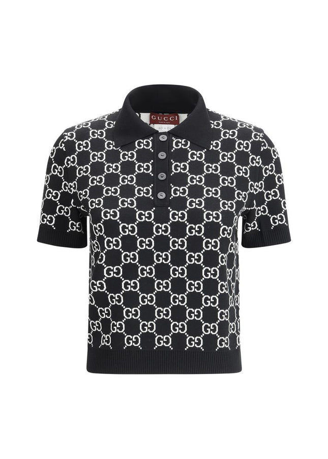 Gucci GG wool jacquard Polo Top