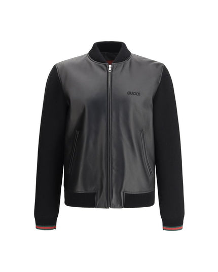 Gucci Leather bomber Jacket