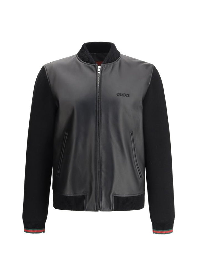 Gucci Leather bomber Jacket