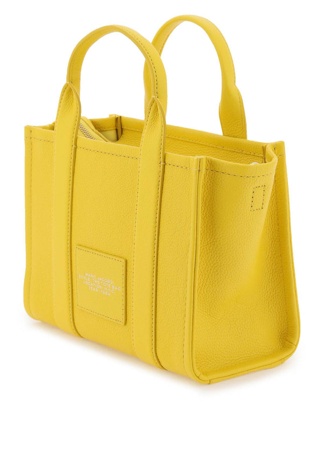 Marc Jacobs 'The Leather Small Tote Bag' Light Yellow-Bags & Luggage - Women's Bags - Top-Handle Bags-Marc Jacobs-os-Urbanheer