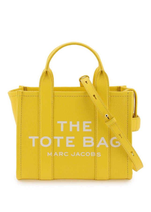 Marc Jacobs 'The Leather Small Tote Bag' Light Yellow-Bags & Luggage - Women's Bags - Top-Handle Bags-Marc Jacobs-os-Urbanheer