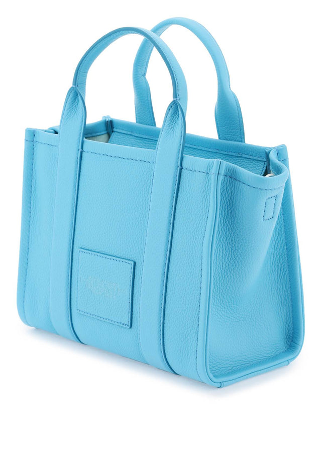 Marc Jacobs 'The Leather Small Tote Bag' Light Blue-Bags Handbags-Marc Jacobs-os-Urbanheer