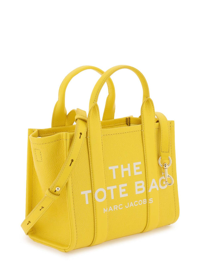 Marc Jacobs 'The Leather Small Tote Bag' Light Yellow-Bags & Luggage - Women's Bags - Top-Handle Bags-Marc Jacobs-os-Urbanheer