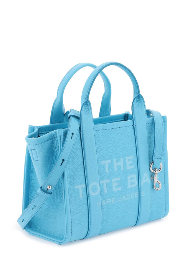 Marc Jacobs 'The Leather Small Tote Bag' Light Blue-Bags Handbags-Marc Jacobs-os-Urbanheer