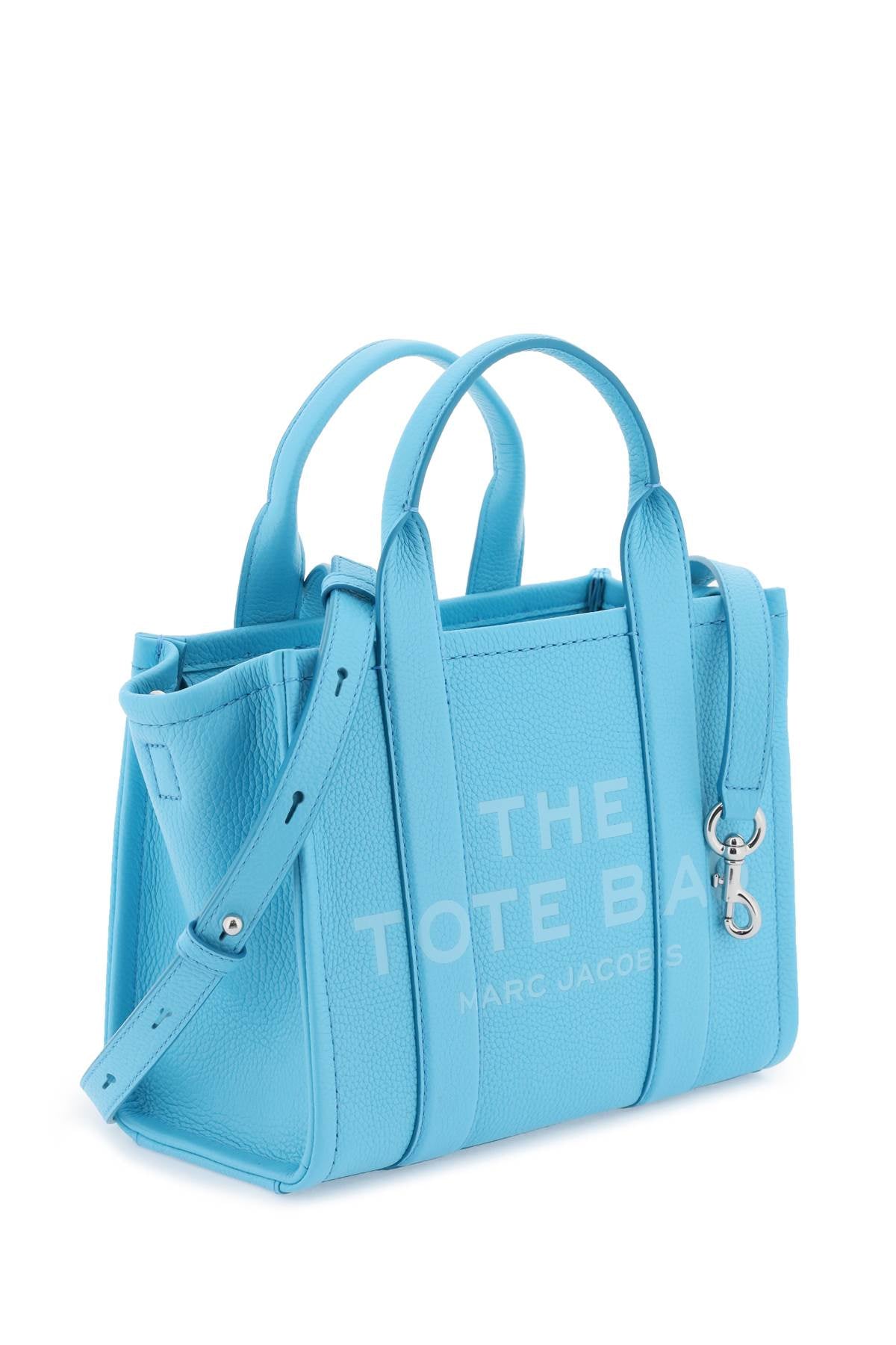 Marc Jacobs 'The Leather Small Tote Bag' Light Blue-Bags Handbags-Marc Jacobs-os-Urbanheer