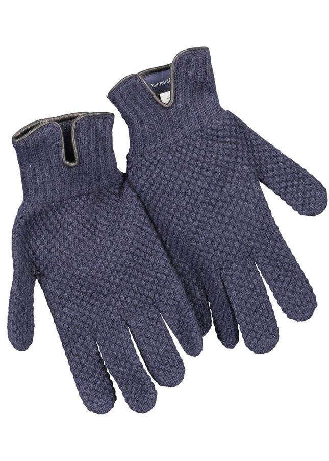 HARMONT & BLAINE MEN'S BLUE GLOVES-1