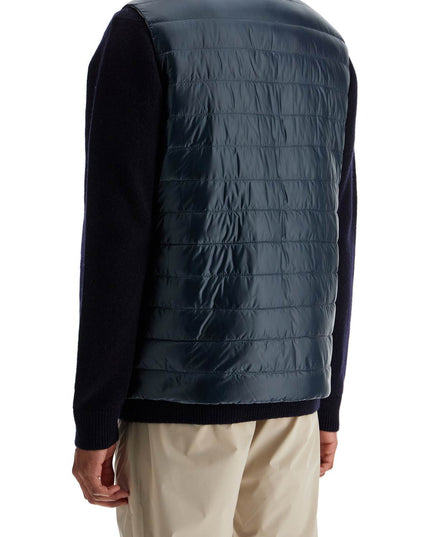 HERNO reversible black polyamide gilet