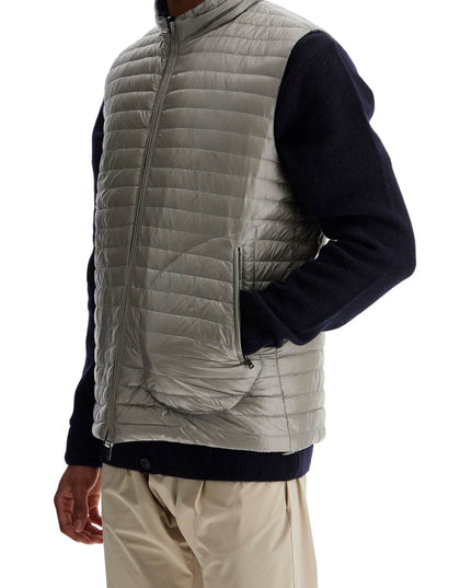 HERNO reversible black polyamide gilet