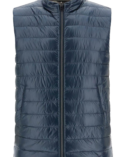 HERNO reversible black polyamide gilet