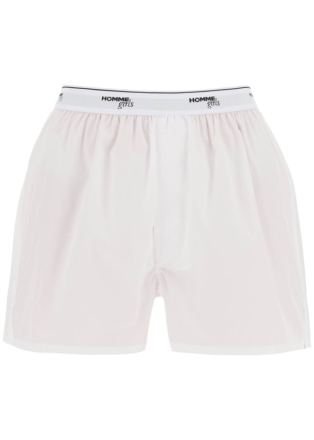 Homme Girls cotton boxer shorts