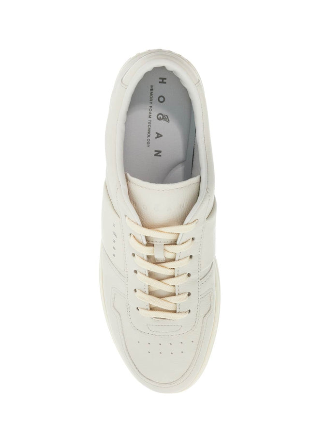 HOGAN smooth and suede leather h-tv sneakers.