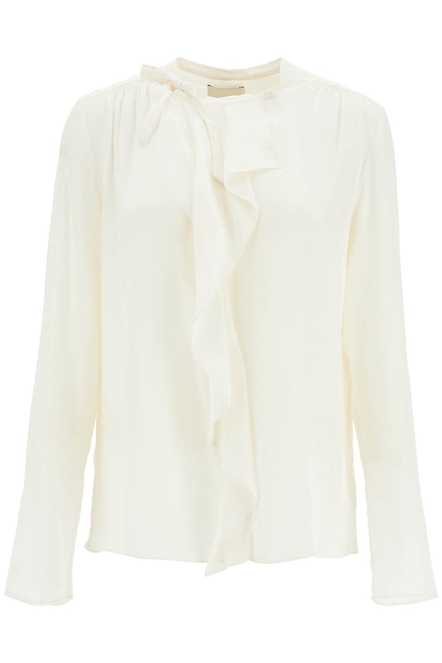 Isabel Marant silk blouse with ruffle 'ut