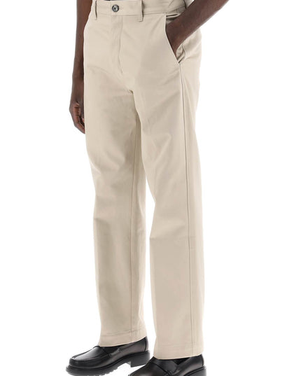 Ami Alexandre Matiussi cotton satin chino pants in