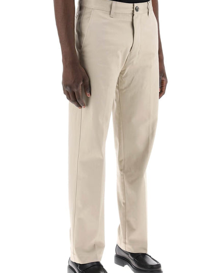 Ami Alexandre Matiussi cotton satin chino pants in