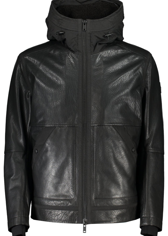 HUGO BOSS MEN'S BLACK JACKET-0