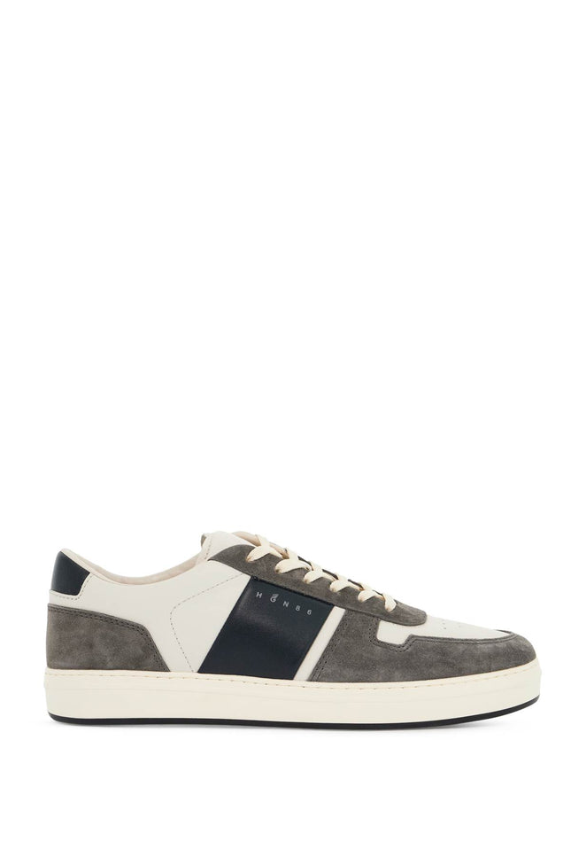 HOGAN smooth and suede leather h-tv sneakers.