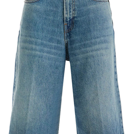 Haikure knee-length denim shorts for men