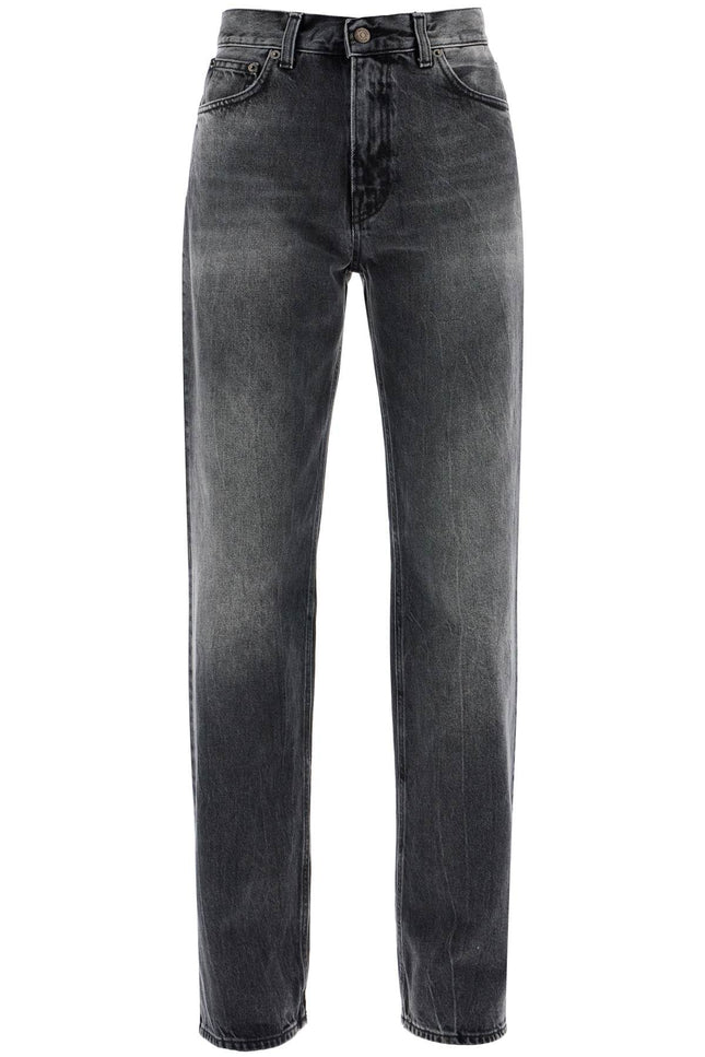 Haikure "korean straight-cut jeans - Grey