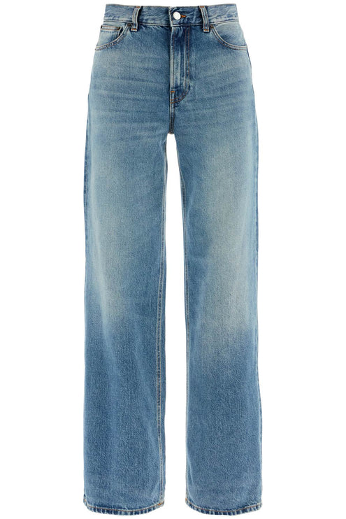 Haikure korean straight leg jeans - Blue