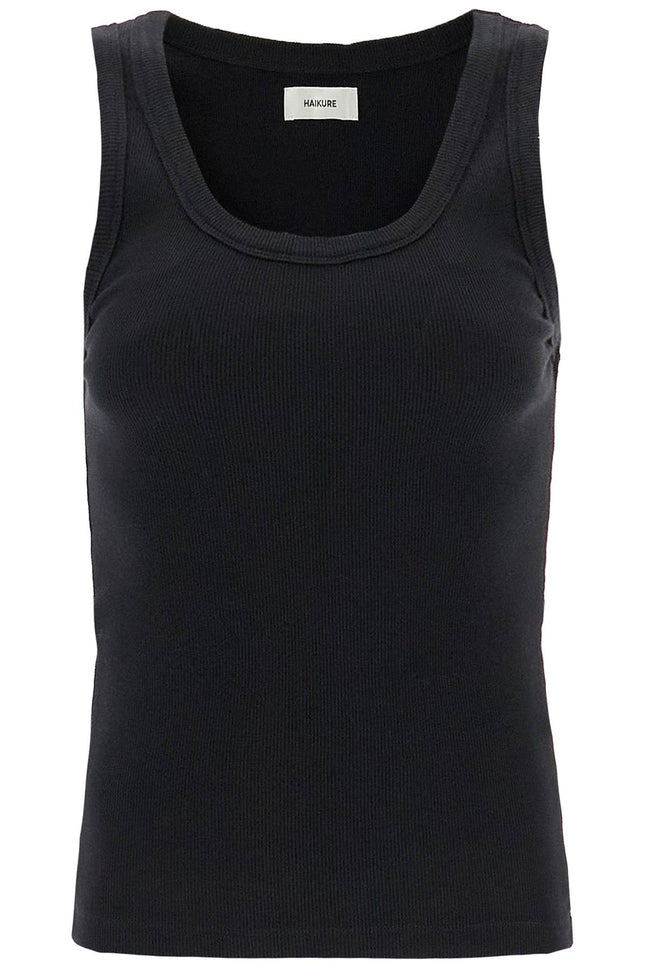 Haikure ribbed sleeveless top with