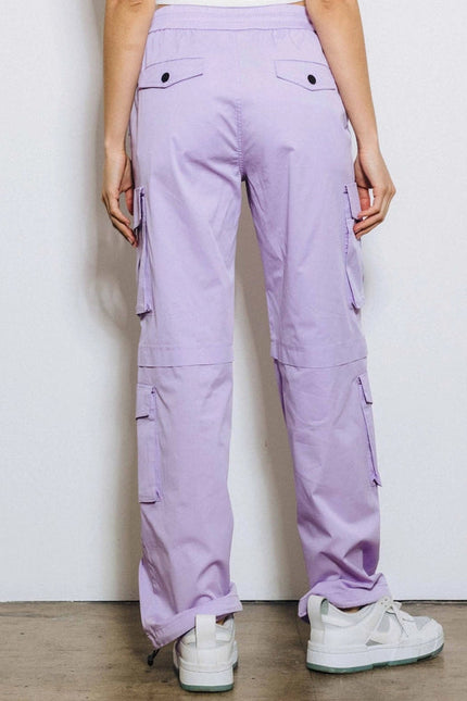 Haley Cargo Pants Lilac