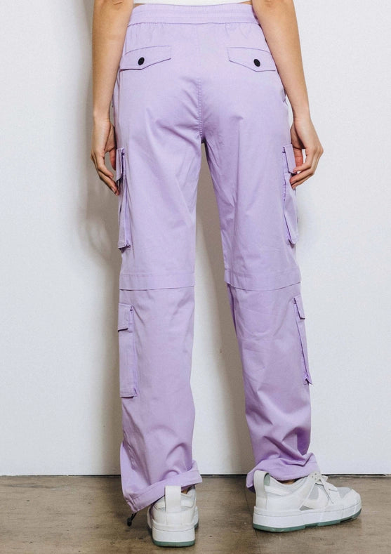 Haley Cargo Pants Lilac