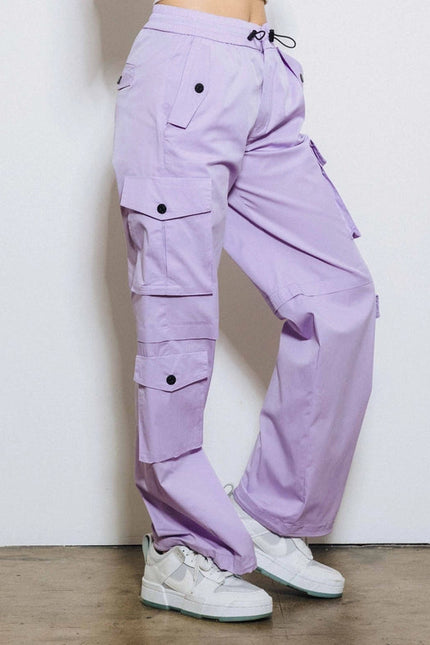 Haley Cargo Pants Lilac