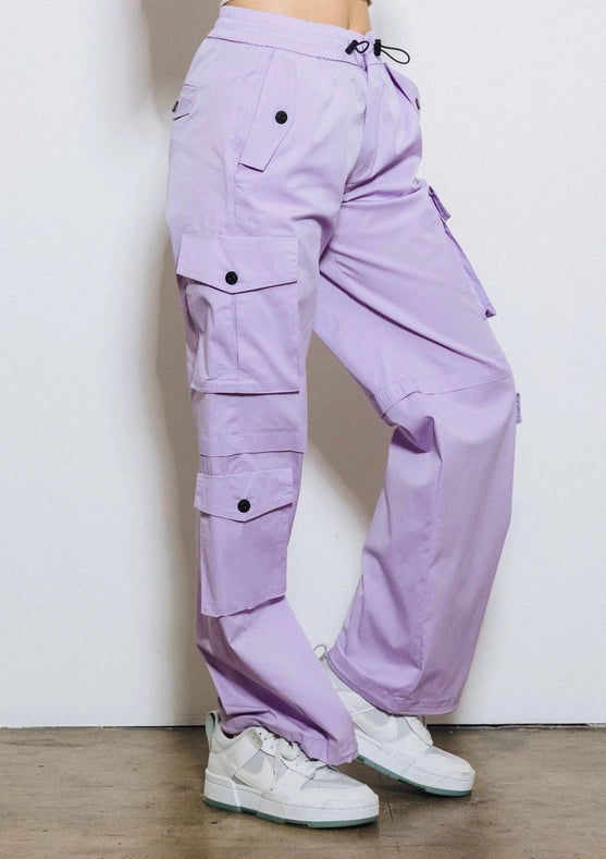 Haley Cargo Pants Lilac