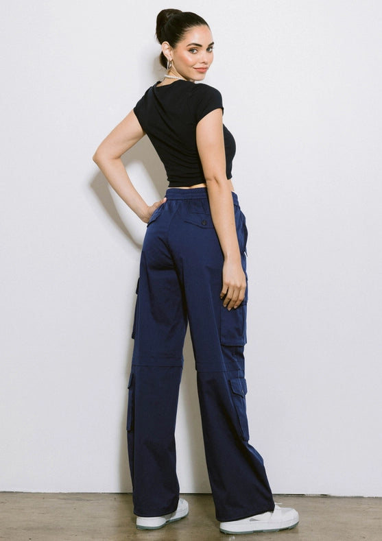 Haley Cargo Pants Navy