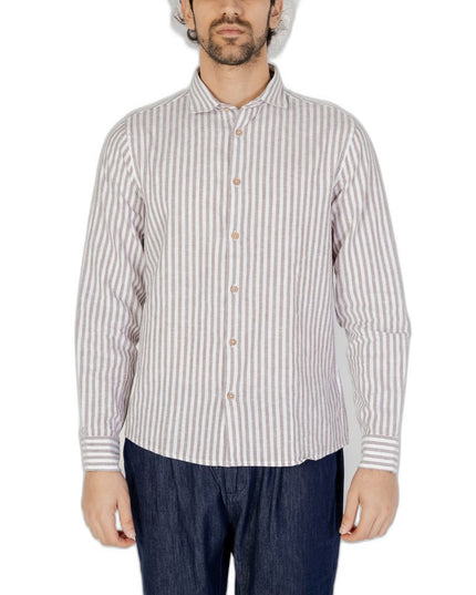 Hamaki-Ho Brown Linen Shirt