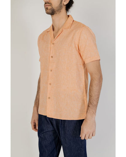 Hamaki-Ho Orange Linen Shirt