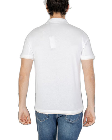 Hamaki-Ho White Cotton Polo Shirt