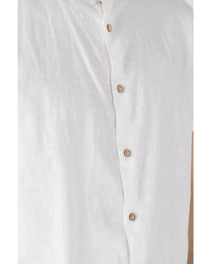 Hamaki-Ho White Linen Shirt