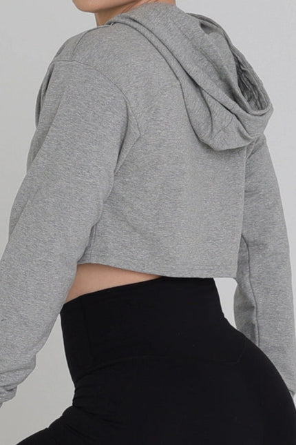 Harley Cropped Hoodie