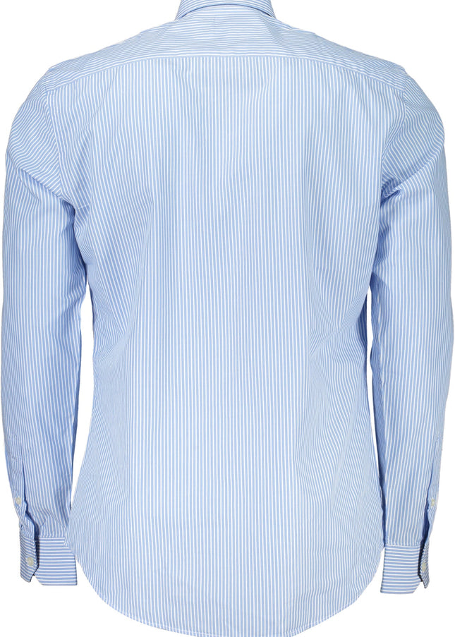 HARMONT & BLAINE MEN'S BLUE LONG SLEEVE SHIRT-1