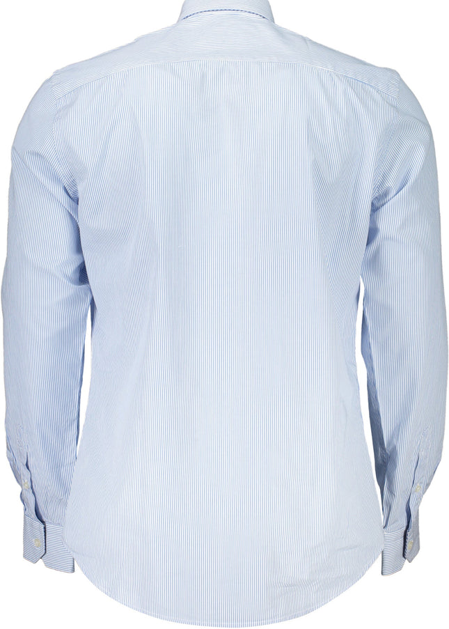 HARMONT & BLAINE MEN'S BLUE LONG SLEEVE SHIRT-2