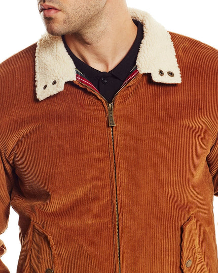 Harrington Caramel Velvet Jacket