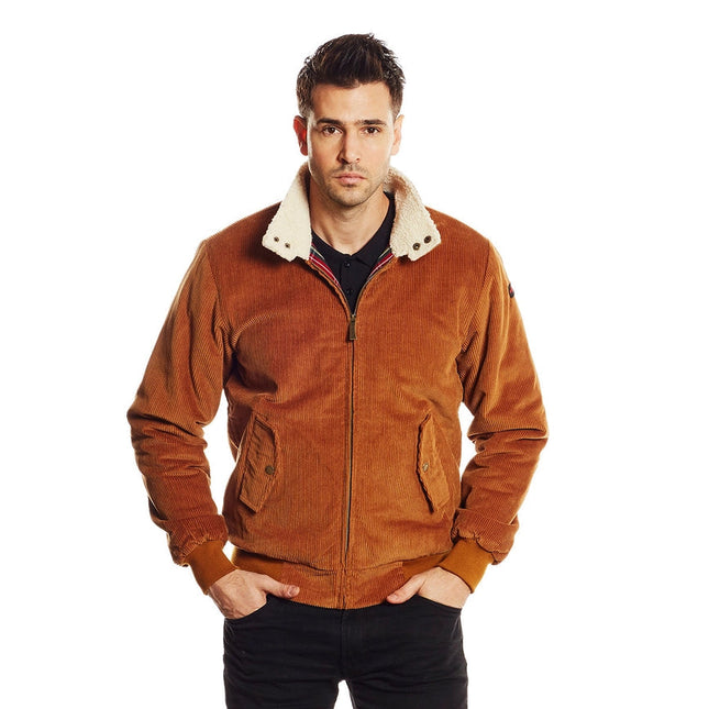 Harrington Caramel Velvet Jacket