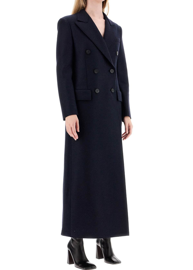 Harris Wharf London double-breasted pressed wool coat