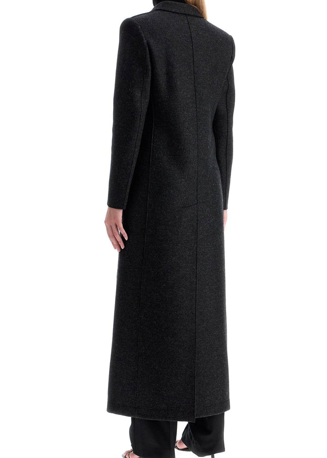 Harris Wharf London double-breasted pressed wool coat