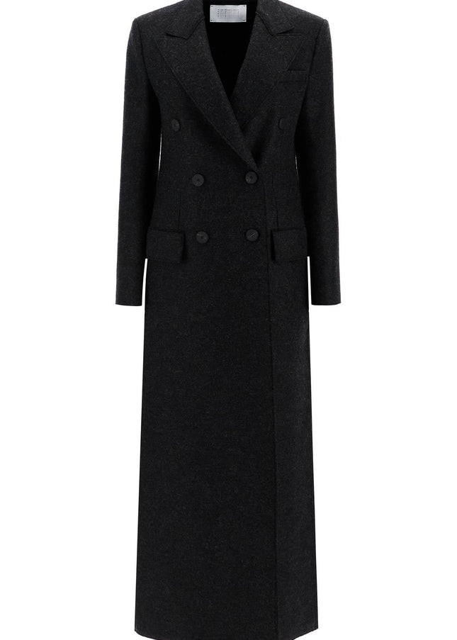 Harris Wharf London double-breasted pressed wool coat