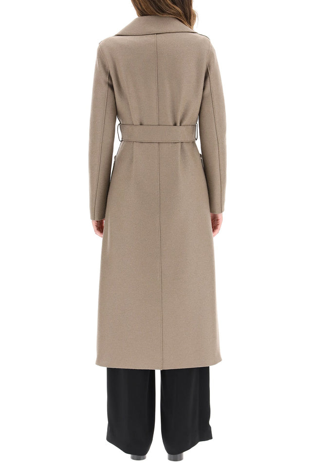 Harris Wharf London long pressed wool coat