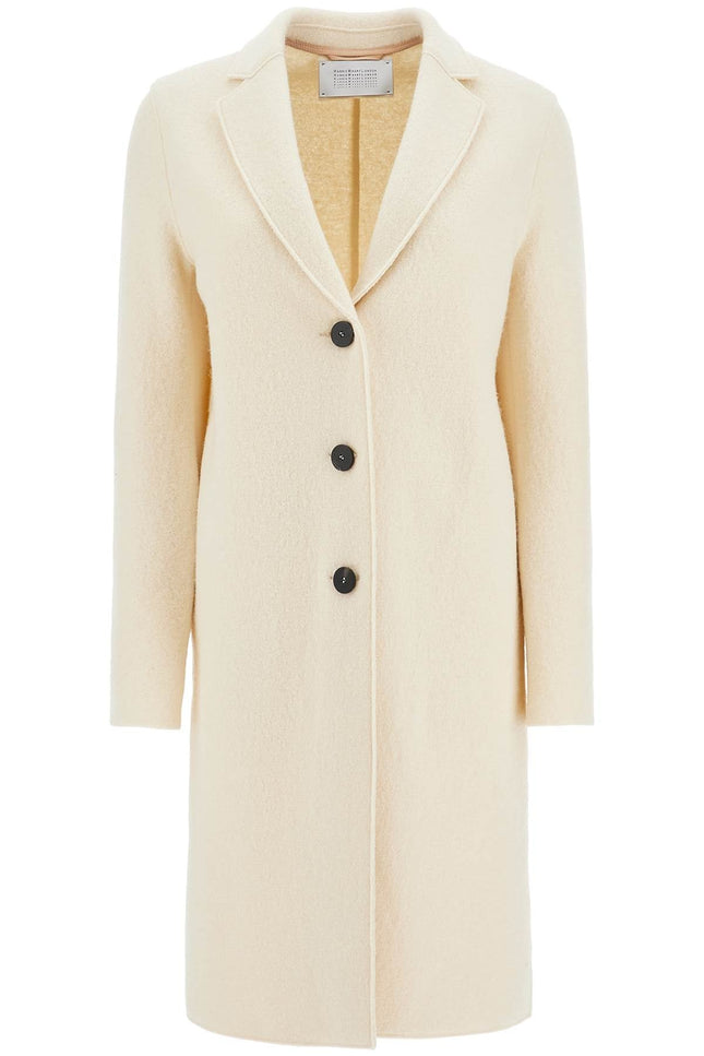 Harris Wharf London single-breasted wool coat in boiled