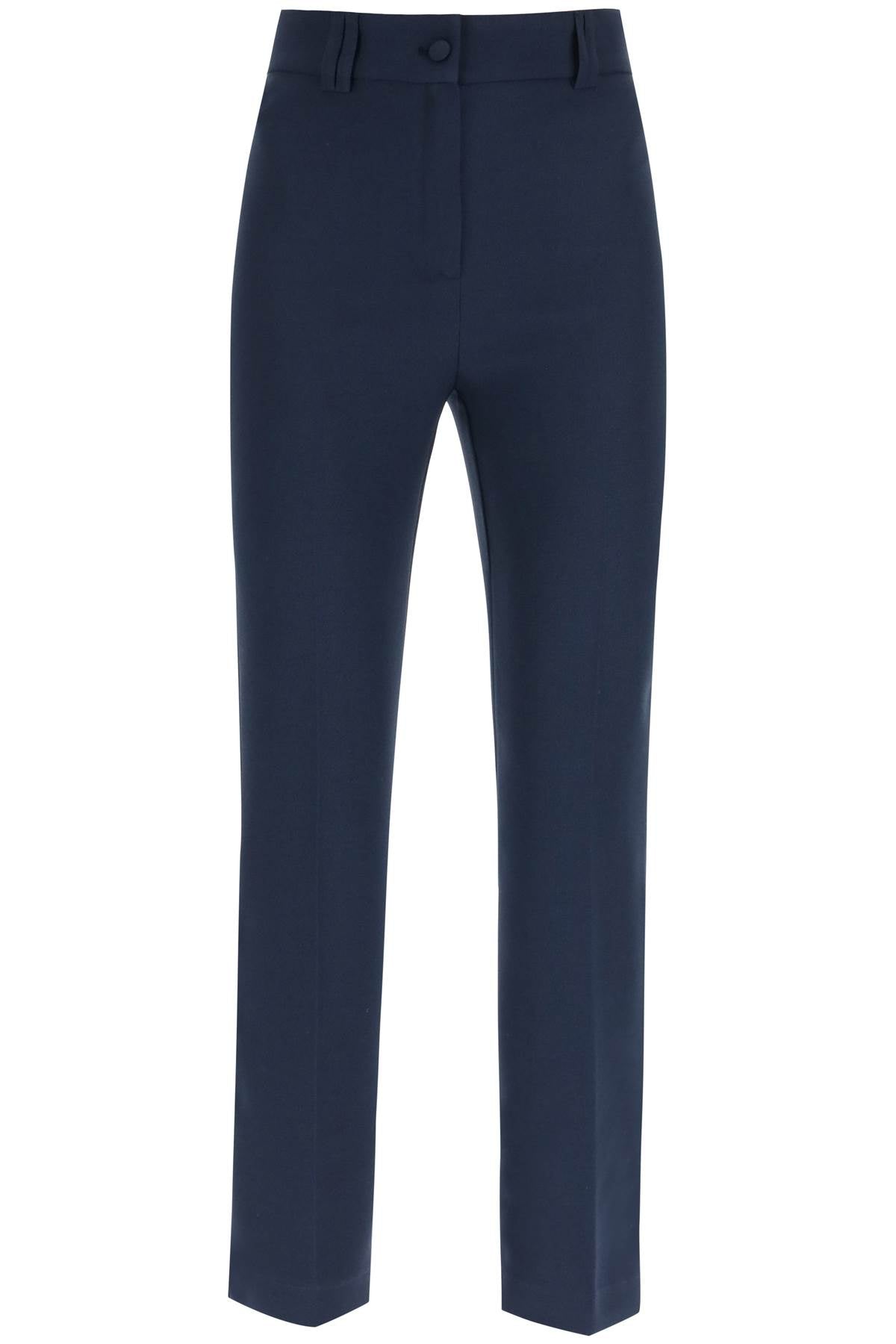 Hebe studio 'loulou' cady trousers - Blue-clothing-Hebe Studio-Urbanheer