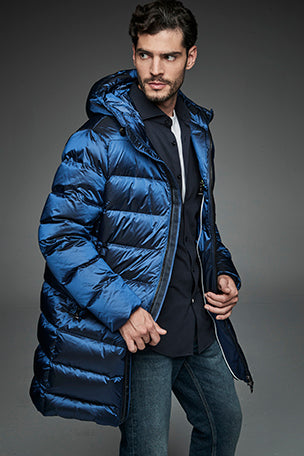 Henry Arroway Marlon Men Puffer Jacket NAVY