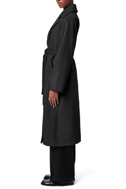 Herringbone Coat Black