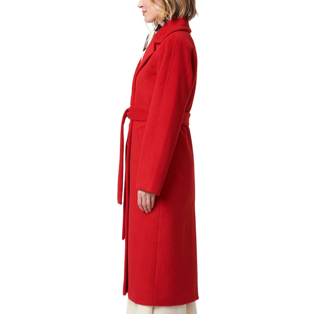 Herringbone Coat Red