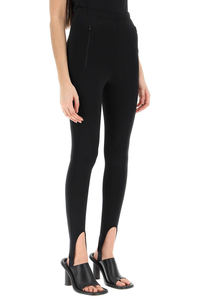 High-Waisted Stirrup Leggings-women > clothing > trousers-Wardrobe.Nyc-l-Nero-Urbanheer